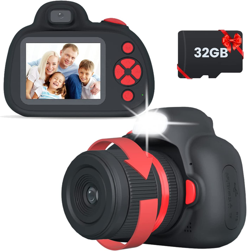 Digital Camera for Kids 3-8 Year Old, Birthday, Toys for Girls, 2.4" IPS Screen - Picture 10 of 12