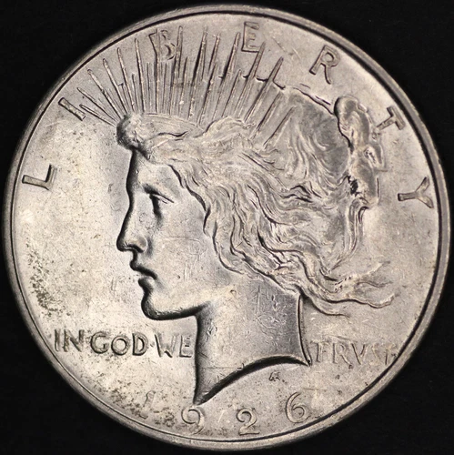 1926 D $1 Peace Dollar BU / Much Tougher Late Date /  (B)