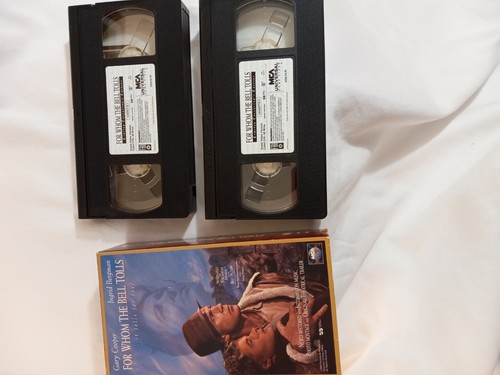 VHS For Whom The Bell Tolls Gary Cooper Ingrid Bergman - Picture 2 of 3