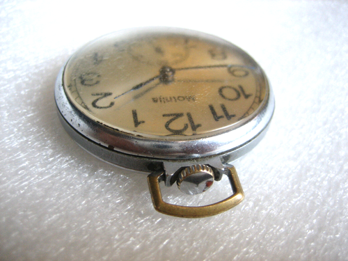 1960s vintage USSR Russian SOVIET MOLNIJA Lightning POCKET WATCH 3602 18 jewels - Picture 7 of 17