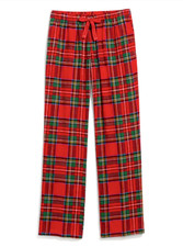 NWT Old Navy Women's Medium 100 Cotton Flannel Pajama Pants Red Tartan Plaid