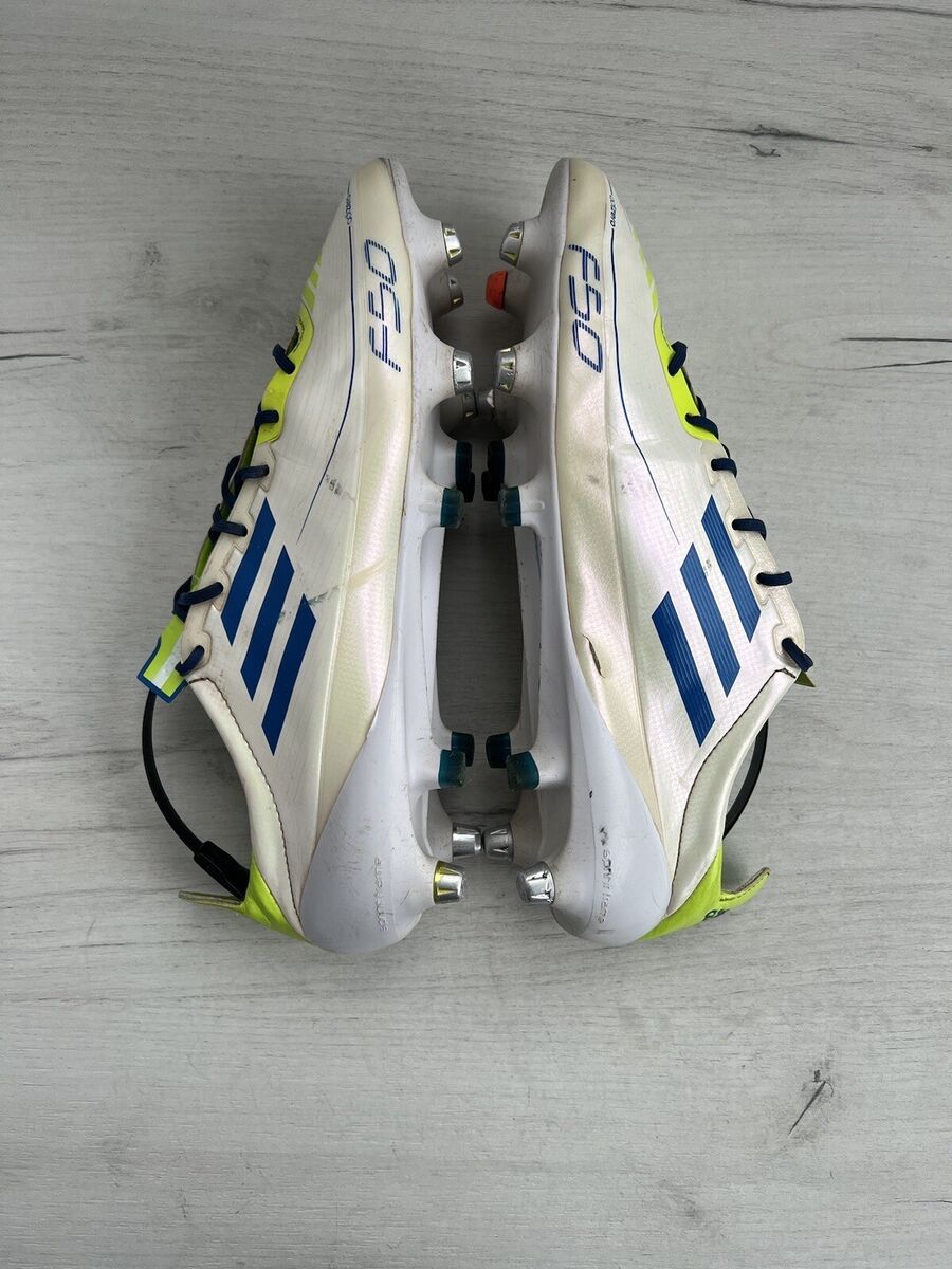 Adidas F50 Adizero White Football Cleats Boots Rare Men's