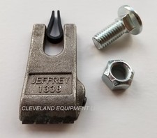 NEW CARBIDE OUTSIDE WISDOM GAGE TOOTH w/ HARDWARE Auger Bit Teeth McMillen Deere