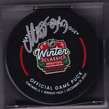 ILYA MIKHEYEV signed (CHICAGO BLACKHAWKS) 2024 WINTER CLASSIC official game puck ILYA MIKHEYEV signed (CHICAGO BLACKHAWKS) 2024 WINTER CLASSIC official game puck