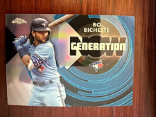 Bo Bichette 2022 Topps Chrome Update Generation Now Insert Blue Jays #GNC-6