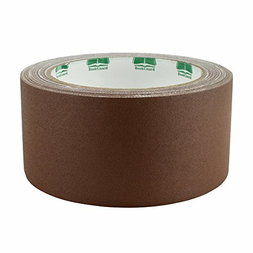 High Strength Vinyl Thick 2" Brown PremiumCloth Book Binding Repair