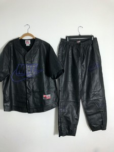 nike supreme leather jacket