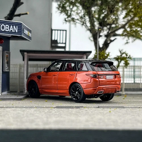 WHELART 1/64 Scale Land Rover Range Rover Sport 2018 Orange Diecast Car Model - Picture 5 of 5