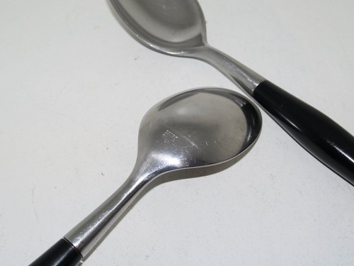 Dansk Designs Black Kongo flatware soup spoon - Jens Harald Quistgaard 1954 - Picture 3 of 3