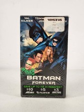 Batman Forever VHS 1995 Val Kilmer Nicole Kidman Fantasy Action Film ToysRus Tag