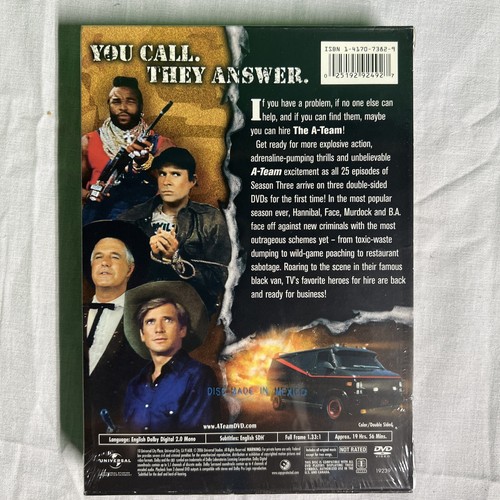 The A-Team - Season 3 (DVD, 2006, 3-Disc Set) - Picture 2 of 2