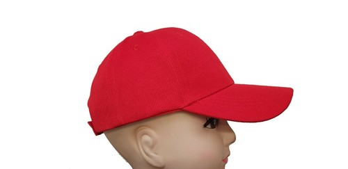 Kids Plain Baseball Cap Adjustable 54cm-56cm Girls Boys School Childrens Hat - Picture 4 of 9