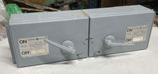 GE THFP361L + THFP362 +Hardware, TWIN 30&60 Amp, 600V, Type QMR Switch -WARRANTY