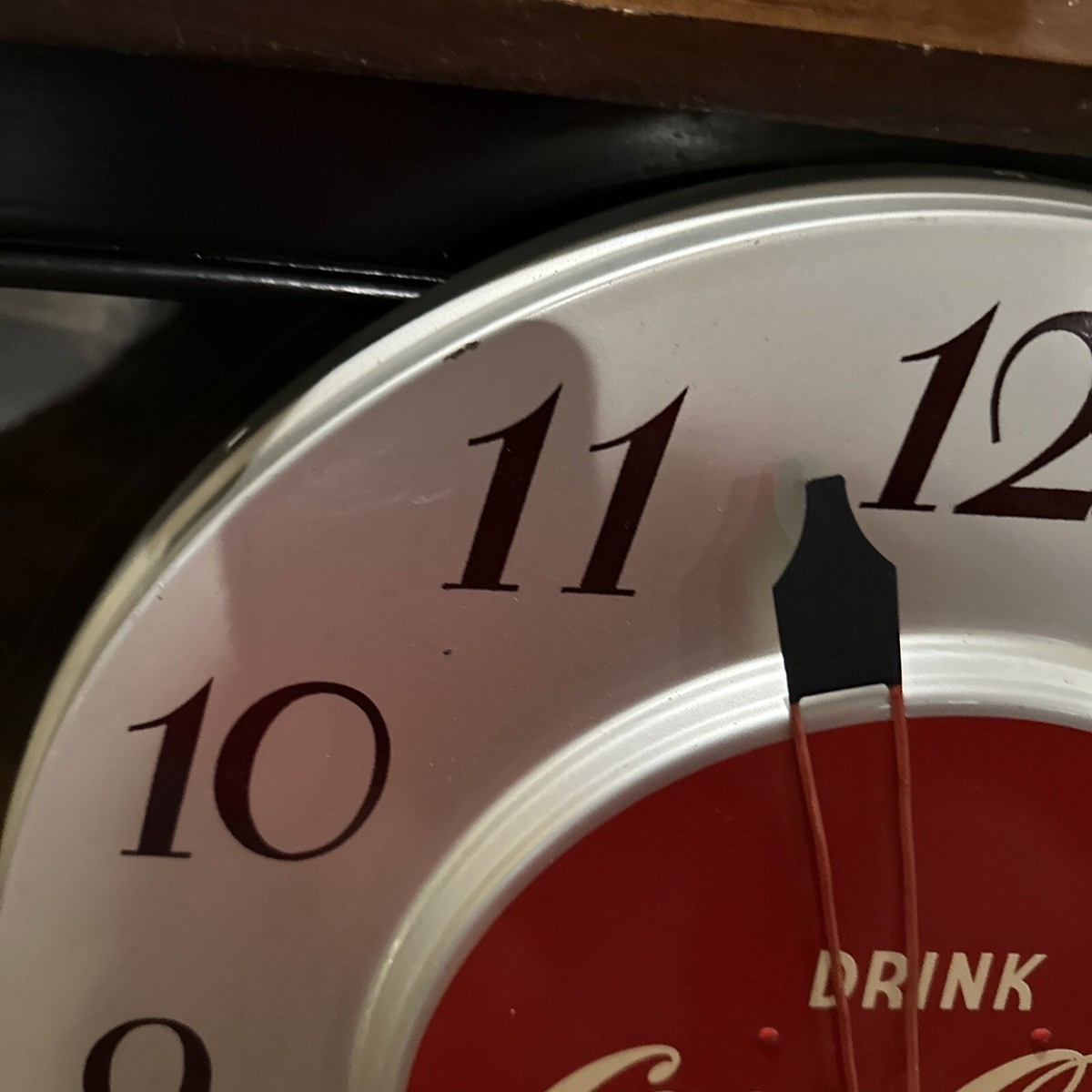 Vintage Coca Cola Silver Clock - round metal 1950's Coke Clock | eBay