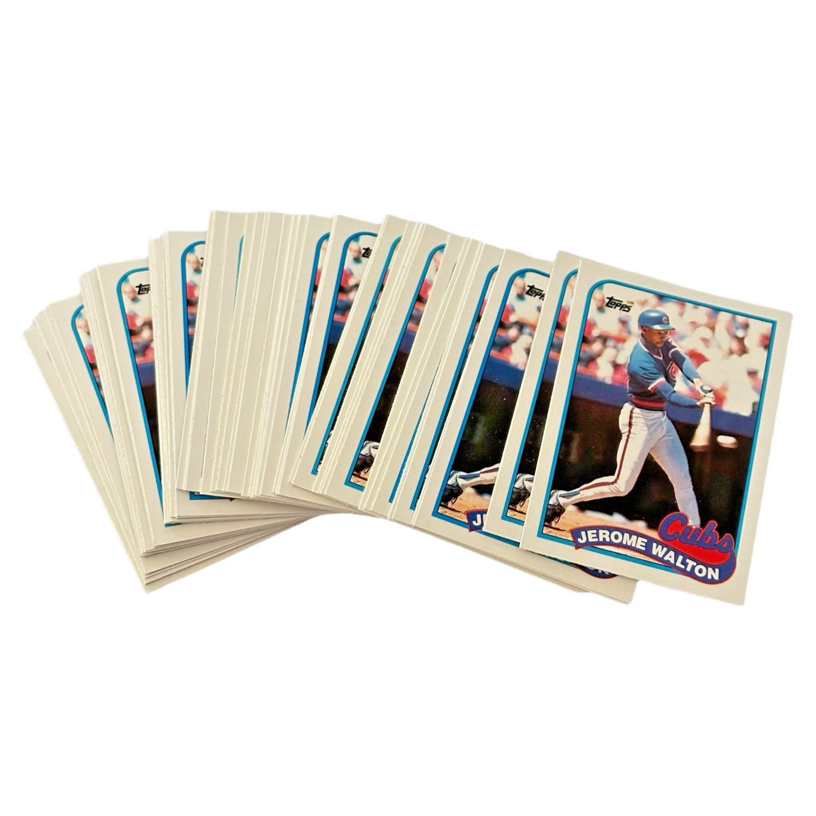 JEROME WALTON Lot of 50+ 1989 Topps Traded #123T MLB Baseball Rookies RCs Cubs