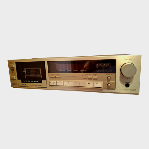Denon DR-M22 3-head Dual Capstan Cassette Deck Gold. Original User Manual. RARE! - Picture 3 of 8