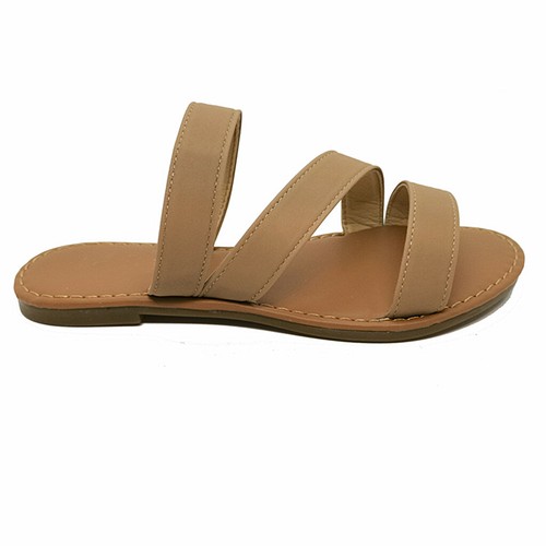 NEU Damenschuhe bequeme einfache flache Basic-Sandalen - Bild 12 von 13