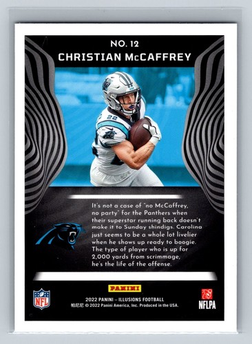 2022 Panini Illusions Christian McCaffrey 12 Lot of 5 - Bild 4 von 10