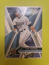 2008 Upper Deck X Evan Longoria RC #94 Tampa Bay Rays Rookie Card