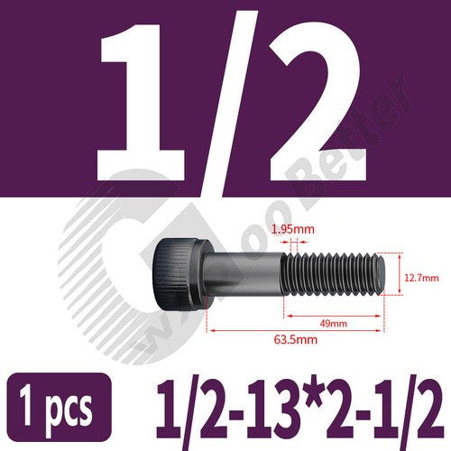 Imperial Full Size Hex Socket Bolts Partial / Fully Threaded Bolts 0# ~ 5/8 " - Picture 71 of 216