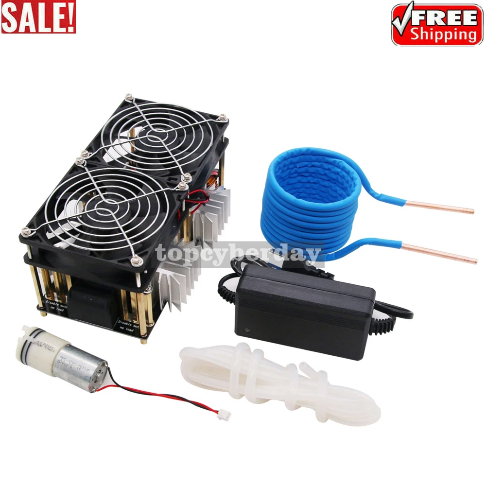 ZVS Induction Heater High Frequency 1800W Main Board+Heating Coil+Power  Supply | eBay