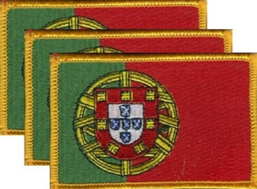 Pack of 3 Country Flag Patches 3.50" x 2.25", Three International Sew or Iron On - Picture 167 of 236