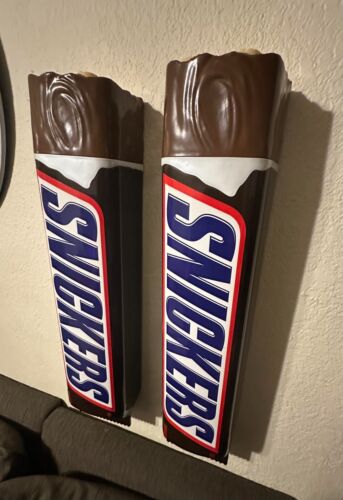 Snickers Candy Bar 3D Plastic Wall Hanging Store Display RARE Free Ship - Picture 7 of 8
