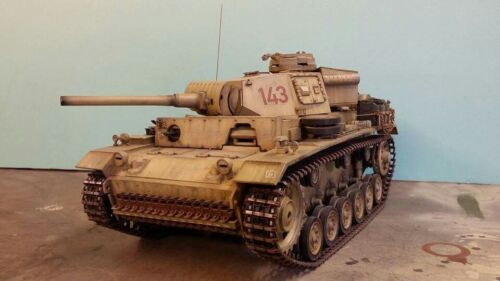 heng long 1/16 panzer iii rc model tank custom painted ,pro version
