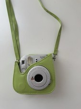 Fujifilm Instax Mini 9 Instant Camera Gray Tested Working w/ Partial Case