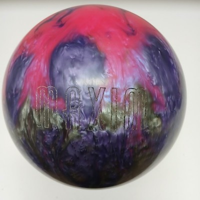 Ebonite Maxim Bowling Ball Pink Purple Black Swirl 12Lb 1oz