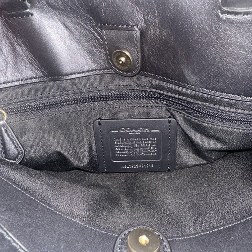 Cartera de mano Coach Lillie Coach nueva sin etiquetas bloques de colores lona exclusiva caqui negro 91016 - Imagen 8 de 9