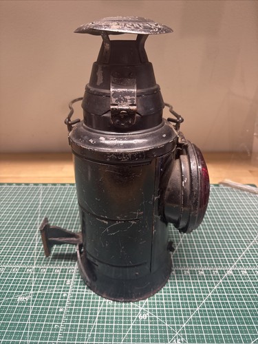 Arlington Dressel USA Railroad Caboose Swivel Lantern W/Bracket Complete Inside - Bild 7 von 15