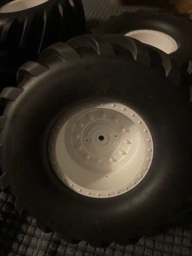 12mm Hexes Rc Wheels Tires 1/10 130mm X 70mm 1/12 1/14 Directional Offset USA - Picture 2 of 11