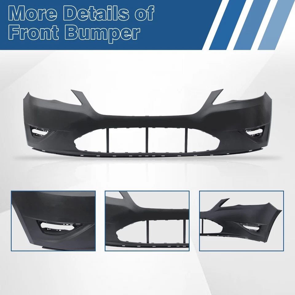 FRONT BUMPER For 2010-2012 Ford TAURUS FO1000651/ AG1Z17D957AAPTM Foto 4 de 4