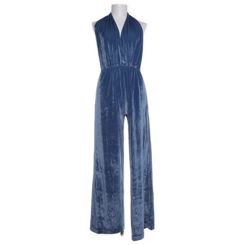 Hanne Bloch, Jumpsuit, Größe: S, Blau, Polyamid/Elasthan, Batik, Samt #5ej