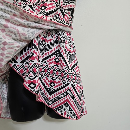 nwt NO BOUNDARIES Large Wooden Beaded Aztec Boho Tribal Southwestern Halter Top - Picture 13 of 16