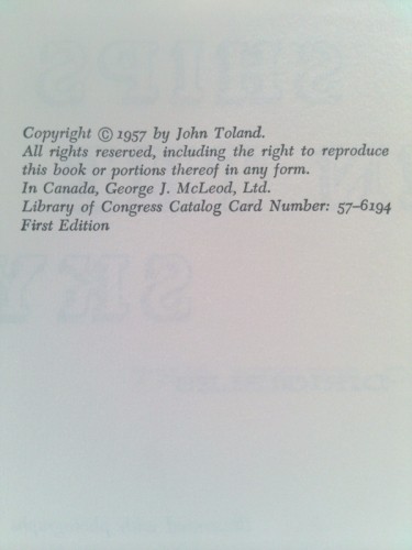 Ships in the sky;: The story of the great dirigibles (1st Ed) by John Toland - Picture 2 of 2