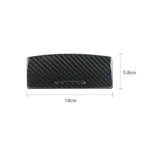 Carbon Fiber Car Gear Shift Storage Box Panel Trim Sticker For Infiniti Q50 Q50L - Picture 3 of 6
