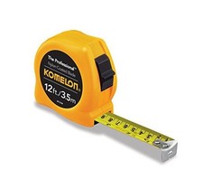 4912IM The Professional 12-Foot Inch/Metric Scale Power Tape, Yellow