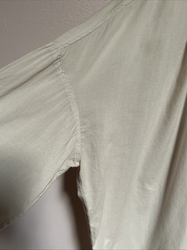 A Shirt Thing Penelope Cabo Rüschen Kragen Bluse 100% Baumwolle Gr. M Made In USA - Bild 3 von 6