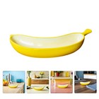 Keramikteller: Bananenförmige Porzellanschale – Keramikteller mit