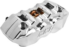 Hawg Halters 6 Piston Radial Caliper Chrome Front Right RHRMCC6108