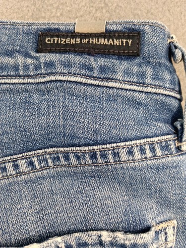 Citizens of Humanity Jeans Size 8 "Elsa" Blue Cropped 26"Leg Stretch Skinny - Picture 8 of 11