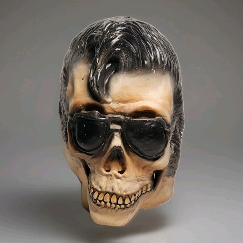 1990er Distortions Unlimited Ghoul Elvis Totenkopf Sonnenbrille Halloween Maske - Bild 2 von 10