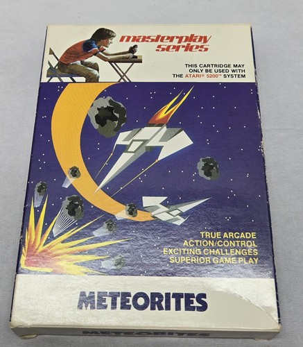 ATARI 5200 - Meteorites - Cartridge And Box - Clean Label Nice!!! - Imagen 2 de 12