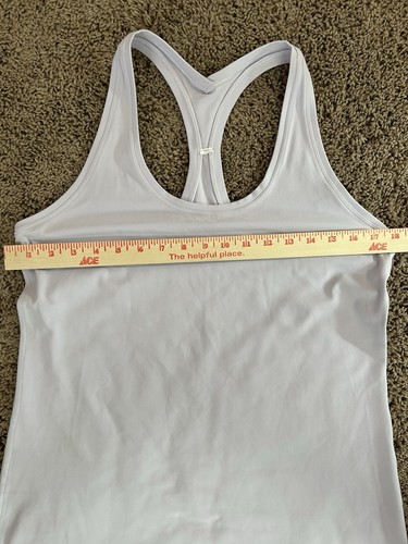 Lululemon cooles Racerback II Tanktop Damen Größe 10 Nulu Lavendel Tau Lila - Bild 4 von 5