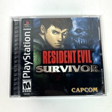 Resident Evil Survivor Sony PlayStation PS1 2000 Complete CIB w/ Reg Card Capcom