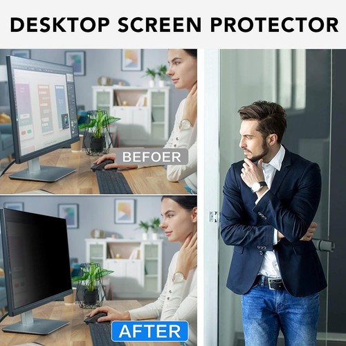 24 Inch Computer Private Screen Filter Eye Protection Prevent And Bl - Picture 20 of 24