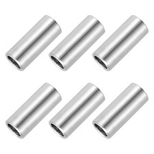 6Pcs 304 Stainless Steel Spacers, 7mm ID x 10mm OD x 25mmL for M7 Screws