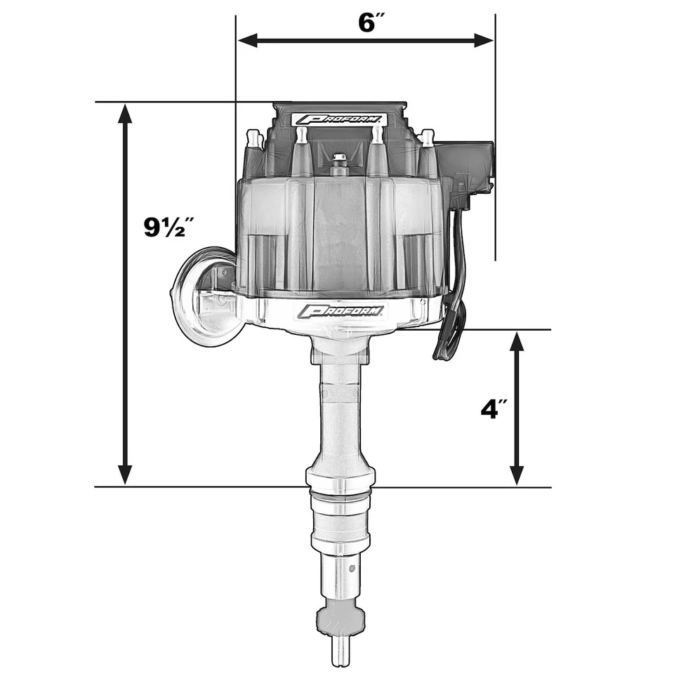 Proform 66980B High Performance HEI Distributor & Coil - Image 2 of 2
